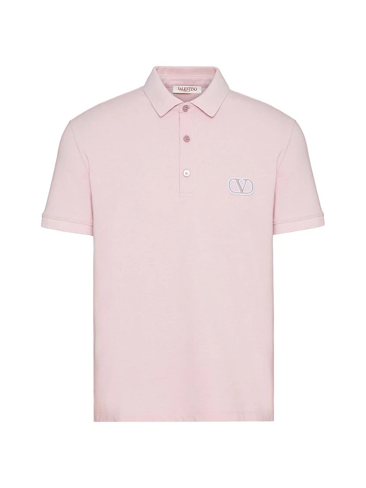 Cotton Pique Polo Shirt