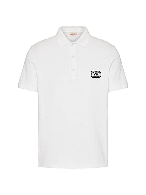 Cotton Pique Polo Shirt