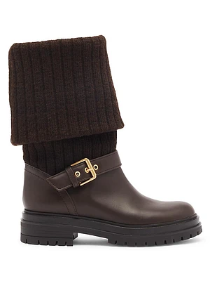 Thurso Knit & Leather Boots