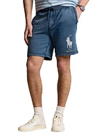 Logo Cotton-Blend Fleece Shorts