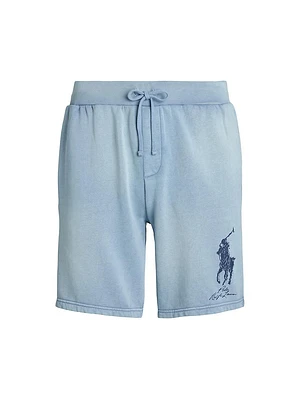 Logo Cotton-Blend Fleece Shorts