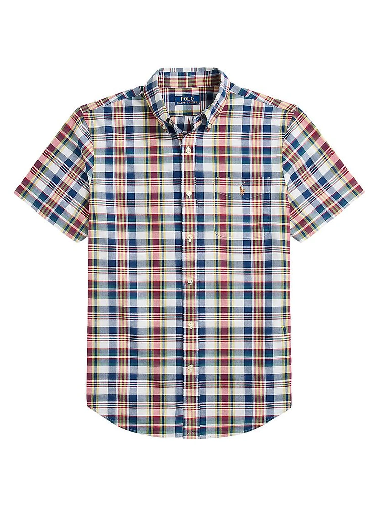 Classic Oxford Short-Sleeve Sport Shirt