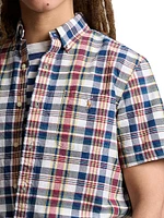 Classic Oxford Short-Sleeve Sport Shirt