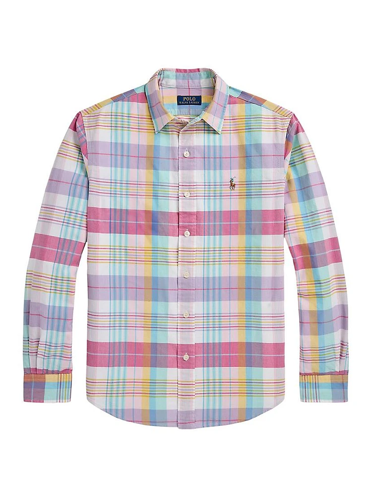 Classic Oxford Long-Sleeve Sport Shirt