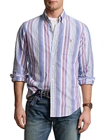 Striped Oxford Long-Sleeve Sport Shirt