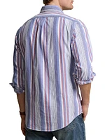 Striped Oxford Long-Sleeve Sport Shirt