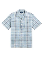 Rustic Plainweave Plaid Sport Shirt