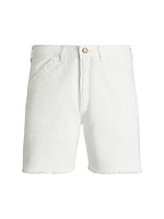 Cotton Flat-Front Shorts