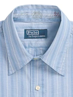 Striped Cotton Dress Shirt