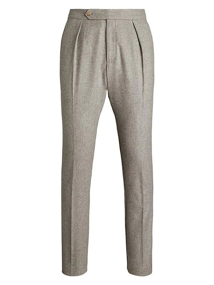 Brad Wool Flannel Trousers