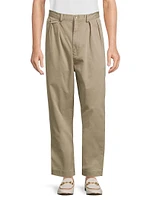 Whitman Pleated Cotton Chino Pants