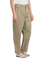 Whitman Pleated Cotton Chino Pants