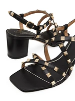 Rockstud Calfskin Sandals 60MM