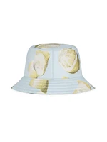 Printed Bucket Hat Silk