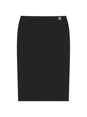 Skirt Wool with 4G Detail