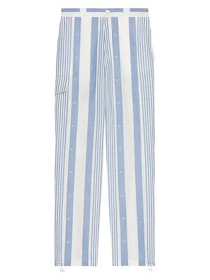 Pants Linen with 4G Stripes