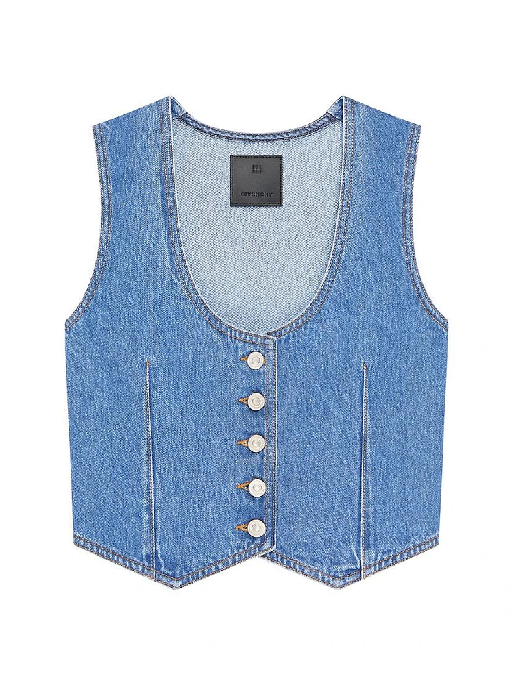 Voyou Waistcoat Denim