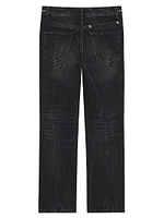 Bootcut Pants Denim with Chains Details