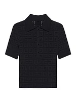 Slim Fit Polo 4G Jacquard