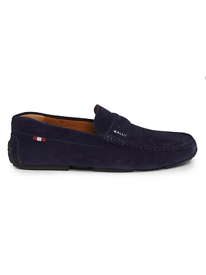 Palven Suede Penny Loafers