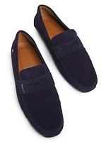 Palven Suede Penny Loafers