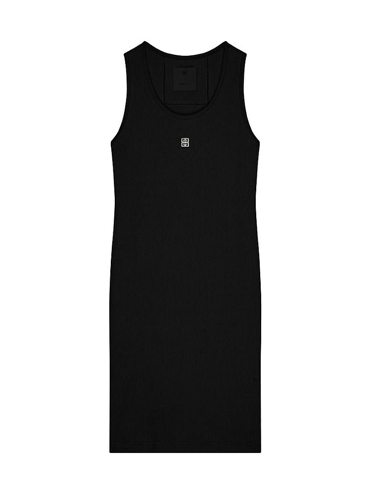 Tank Dress Cotton with 4G Detail