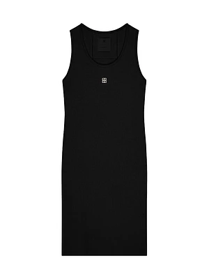 Tank Dress Cotton with 4G Detail