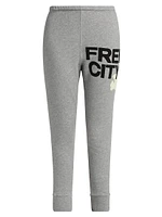 Logo Cotton Crop Sweatpants