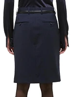 Wool Pencil Skirt