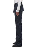 Utility Straight-Leg Jeans