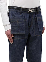 Utility Straight-Leg Jeans