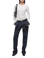 Utility Straight-Leg Jeans