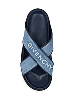 G Plage Flat Sandals Denim