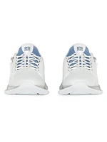 Spectre Runner Sneakers in Synthetic Leather and Denim