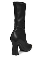 Ellia 90MM Metal Toe-Cap Booties