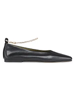 Augusta Leather Ballet Flats