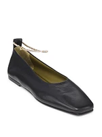 Augusta Leather Ballet Flats