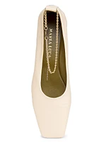 Augusta Leather Ballet Flats