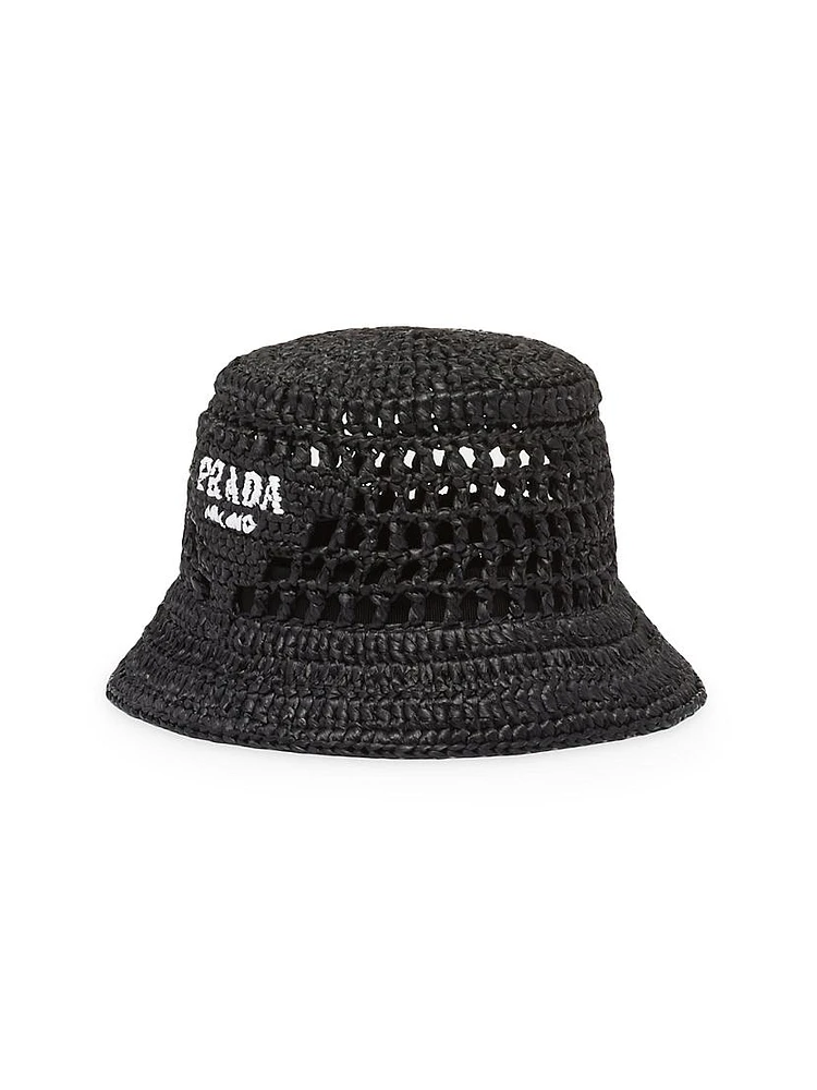 Woven Fabric Bucket Hat