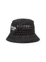 Woven Fabric Bucket Hat