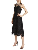 Floral Lace Cocktail Dress