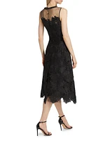 Floral Lace Cocktail Dress