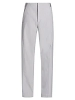 Cotton-Blend Suit Pants