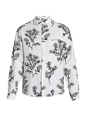 Simon Floral Cotton Shirt