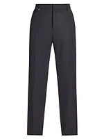 Wool Crease-Front Pants