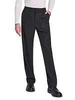 Wool Crease-Front Pants