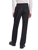 Wool Crease-Front Pants