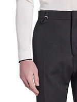 Wool Crease-Front Pants