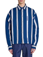 La Chemise Papier Striped Cotton Shirt