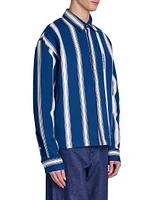 La Chemise Papier Striped Cotton Shirt